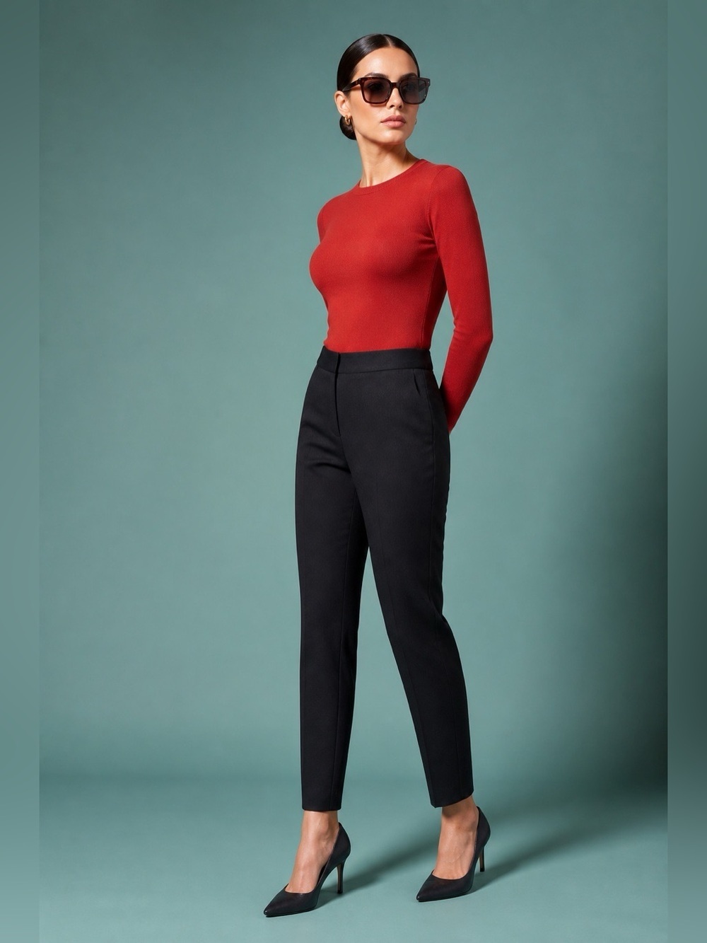 Dalia Collection Womens Dress Trouser Pants 8 Career Office Business Party Event